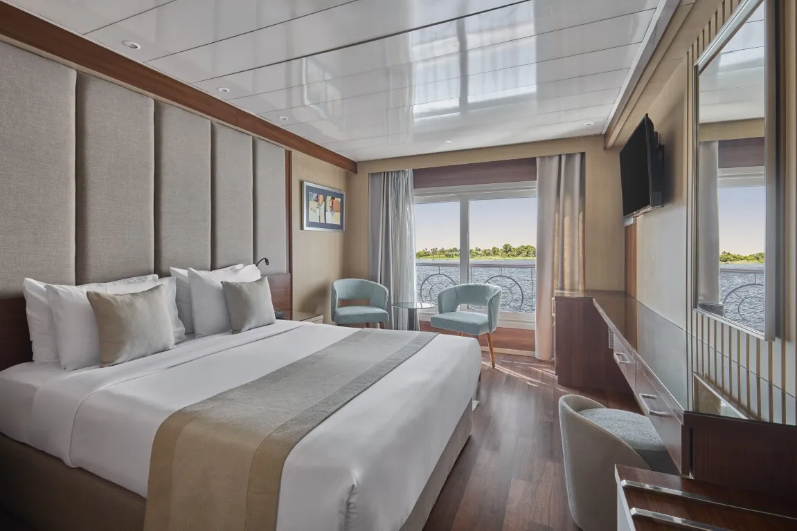 Cabin aboard the Blue Shadow IV Nile Cruise Nile cruise